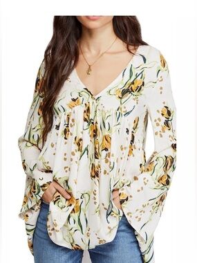 Free People Bella Tunic Top Size Medium Boho